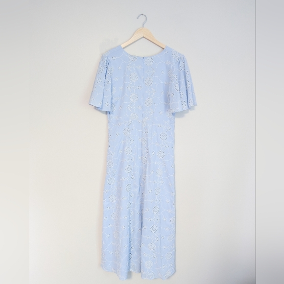 Stile Collection Baby Blue Eyelet Dress - Picture 4 of 5